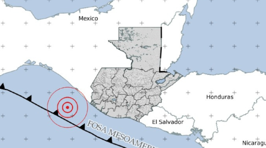 Reporte sísmico del Insivumeh sobre el sismo de magnitud superior a 7.