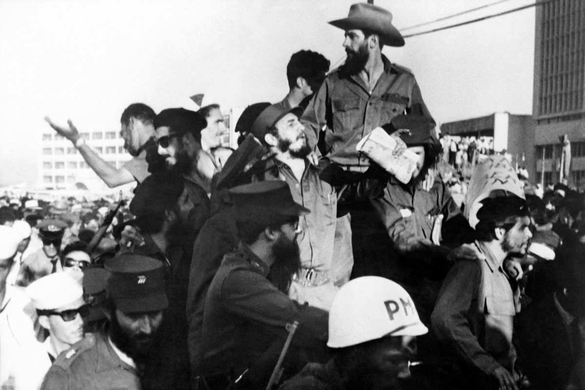 Alina y Fidel Castro en los años 60