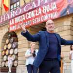 FOTODELDIA HARO (La Rioja) 09/08/2026.-El Ayuntamiento de Haro rinde homenaje institucional al jarrero Luis de la Fuente, reciente campeón del mundo al frente de la selección española, este domingo en la localidad riojana de Haro.-EFE/Raquel Manzanares