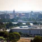 ARLINGTON COUNTY (USA), 13/08/2026.- The Pentagon, headquarters of the US Department of Defense, in Arlington, Virginia, USA, 13 August 2026. The Pentagon is moving forward with integrating Palantir's Maven AI system into all branches of the US military. According to the Federal News Network, the Defense Department is seeking to spend an additional 244 million US dollar on Palantir's services through the first quarter of 2027. EFE/EPA/JIM LO SCALZO