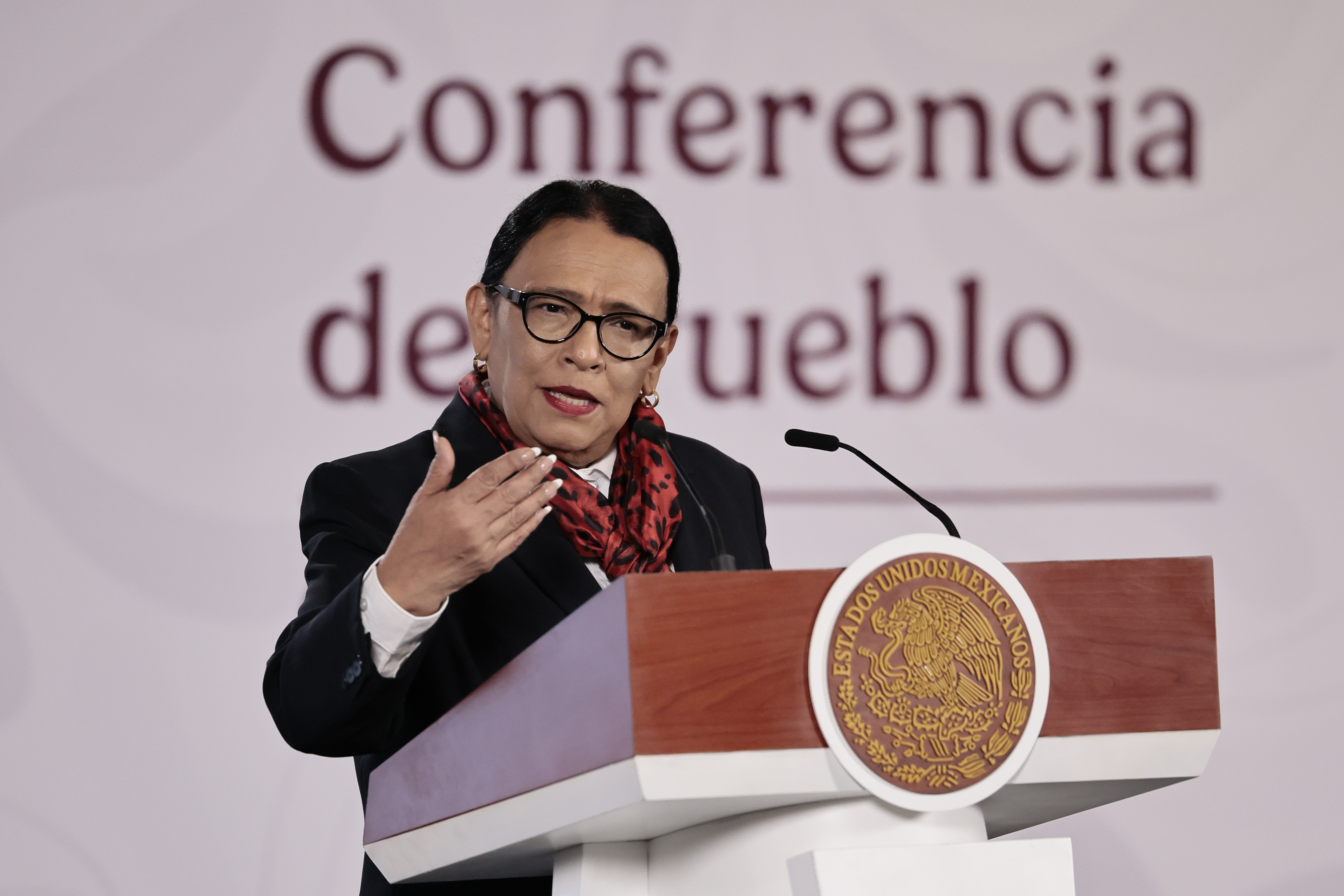 Rosa Icela Rodríguez habla sobre el envío de mexicanos deportados a terceros países