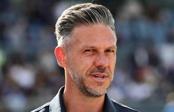 TRIER (Germany), 22/08/2026.- Head coach Martin Demichelis of Leipzig reacts before the German DFB Cup first round soccer match between SV Eintracht Trier 05 and RB Leipzig in Trier, Germany, 22 August 2026. (Alemania) EFE/EPA/RONALD WITTEK CONDITIONS - ATTENTION: The DFB regulations prohibit any use of photographs as image sequences and/or quasi-video.
