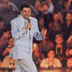 AME1273. SAN JUAN (PUERTO RICO), 22/08/2026.- El cantante puertorriqueño Bad Bunny se presenta durante el primero de los dos conciertos de cierre de su gira internacional 'Debí tirar más fotos' este sábado, en San Juan (Puerto Rico). EFE/ Thais Llorca