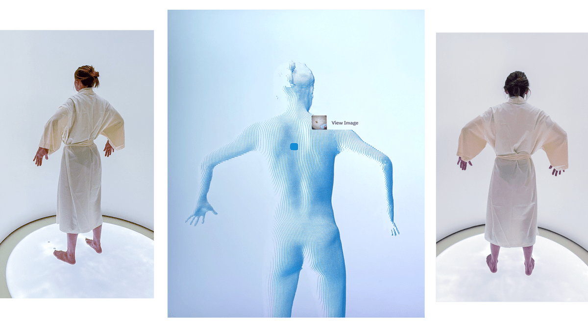 Full body scan images