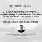 Carlos Arturo Colindres Lorenzo, oficial de la Policía Nacional Civil que murió después de resultar herido de bala durante un desalojo en Livingston, Izabal. (Foto Prensa Libre: PNC)