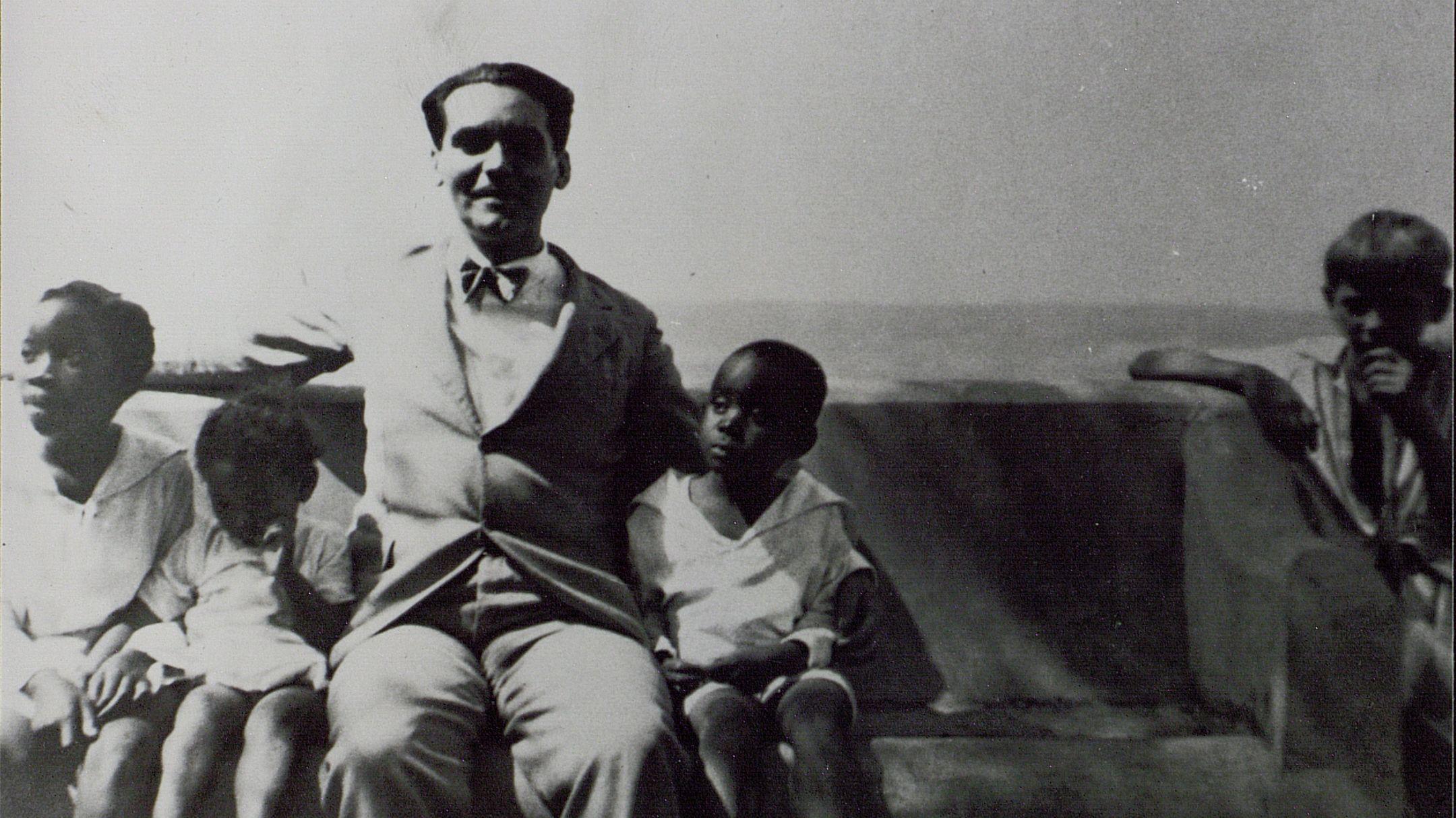 Federico García Lorca en la finca de Alberto Mondino, Uruguay, febrero de 1934.