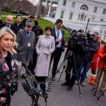 La secretaria de prensa de la Casa Blanca, Karoline Leavitt, habla durante una rueda de prensa en la sala de prensa James S. Brady de la Casa Blanca en Washington, DC, Estados Unidos, el 23 de julio de 2026.