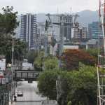 Trabajos de construcción de la línea 1 del AeroMetro avanzan en el sector de las estaciones Plaza España y Tecún Umán, en la zona 9 capitalina.