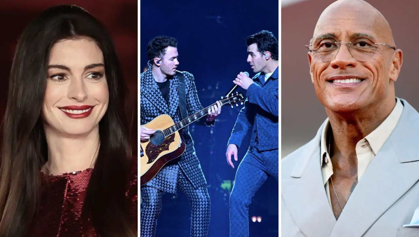 Anne Hathaway, Jonas Brothers y Dwayne Johnson son nombrados “Leyendas de Disney”: así fue la ceremonia