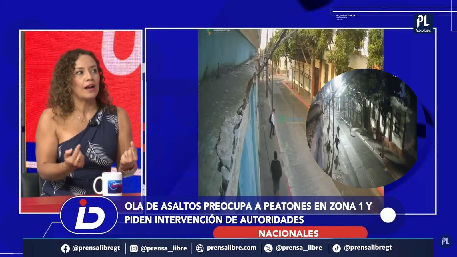 El temor crece en la zona 1 por una serie de asaltos cuyos momentos han quedado grabados en video, entre ellos el intento contra un estudiante y el ataque de cinco personas contra otro peatón.