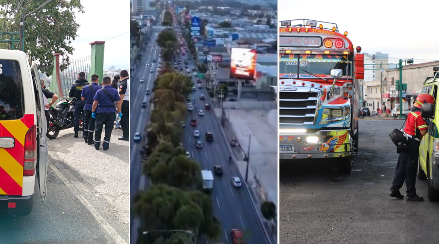 Ataques armados y tránsito cargado en Periférico, zona 8, y calzada Roosevelt de Ciudad de Guatemala