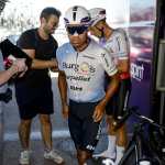 Sergio Chumil ya no continuará en la Vuelta a España y comenzará con su etapa de recuperación para volver lo más pronto posible. (Foto Prensa Libre: Burgos BH).