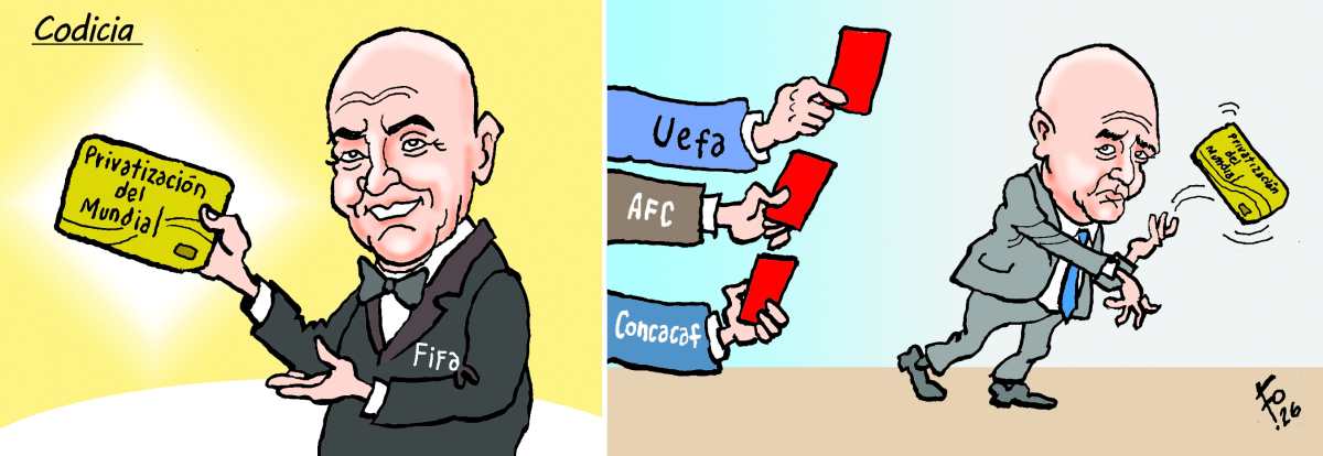 Personaje: Gianni Infantino.