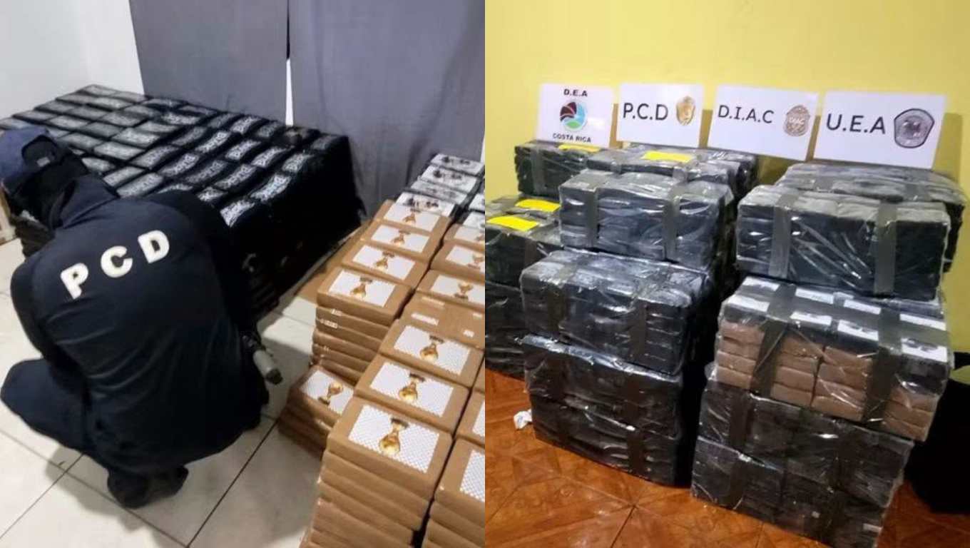 Una alerta de la DEA dio paso a varias semanas de vigilancia en Alajuela, Costa Rica, donde las autoridades decomisaron unos 991 kilos de cocaína entre un vehículo y una vivienda. Dos hombres fueron detenidos y quedaron a disposición del Ministerio Público.