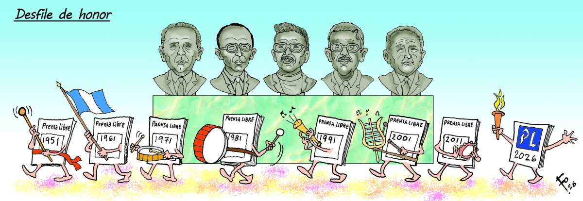 Personajes: Álvaro Contreras Vélez, Isidoro Zarco, Pedro Julio García, Mario Sandoval Figueroa y Salvador Girón Collier.