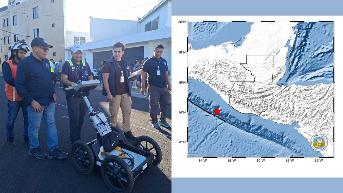 El Insivumeh registró dos sismos de magnitudes 3.8 y 4.0 en el océano Pacífico durante la mañana del viernes 14 de agosto. Ambos eventos fueron reportados mientras las autoridades investigan por separado el origen de vibraciones percibidas en la zona 16 de la capital. (Foto: Insivumeh)