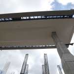 La Municipalidad de Guatemala prevé que la Estación 4 del AeroMetro, entre Plaza España y El Trébol, esté lista en 90 días. (Foto Prensa Libre: Erick Ávila)