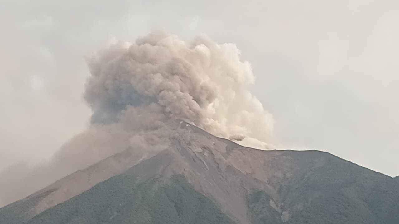 Erupción volcán de Fuego