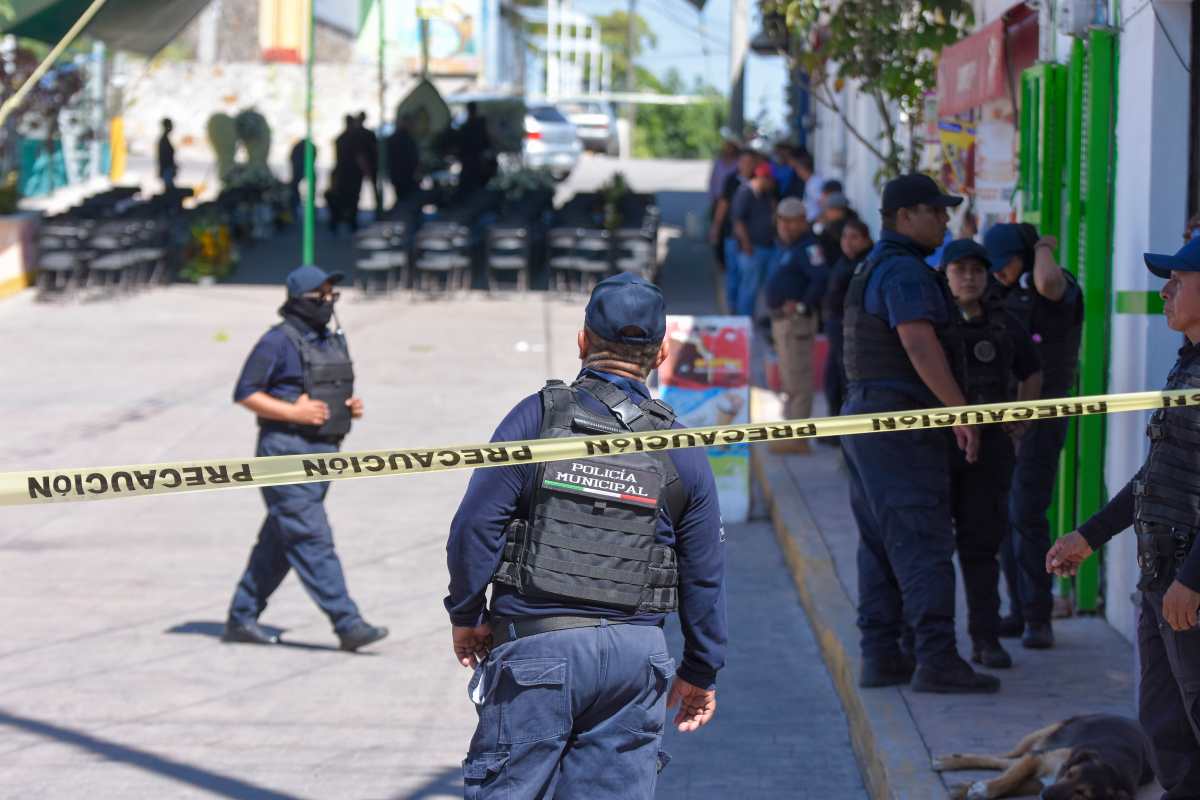 Escena del crimen en México
