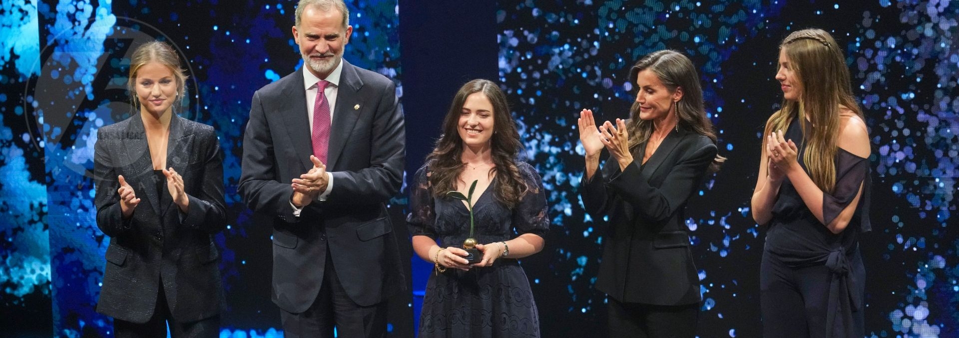 Gabriela Asturias y la Familia Real de España