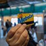 El metro de Nueva York billetes físicos