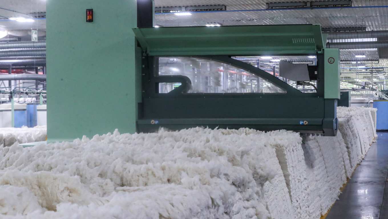 En el caso del algodón, la empresa importa principalmente desde Memphis, Estados Unidos. Todo el producto viene certificado en calidad. (Foto Prensa Libre: Juan Diego González)