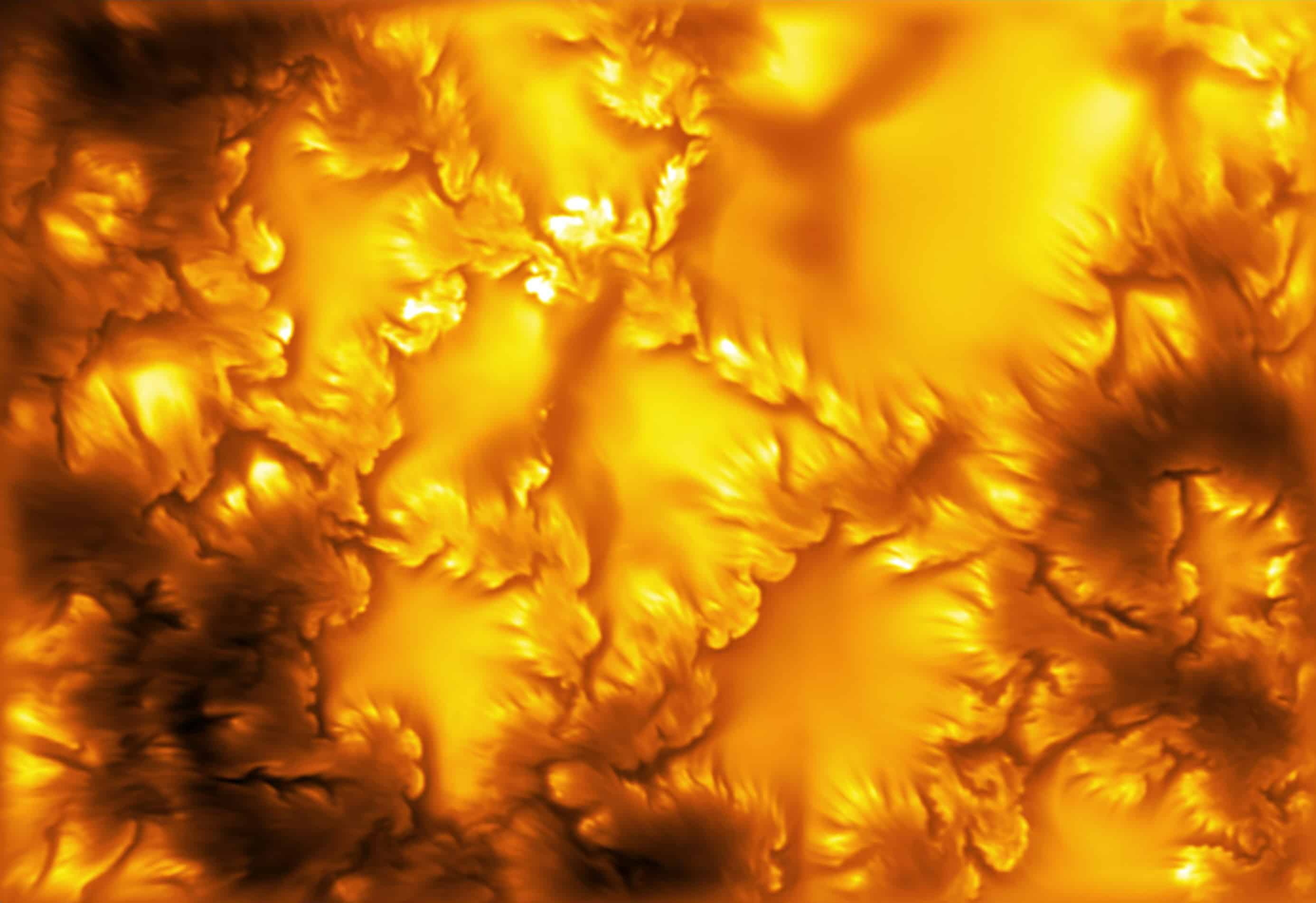 Los astrónomos capturan imágenes de la superficie del Sol que revelan franjas magnéticas ultrafinas.