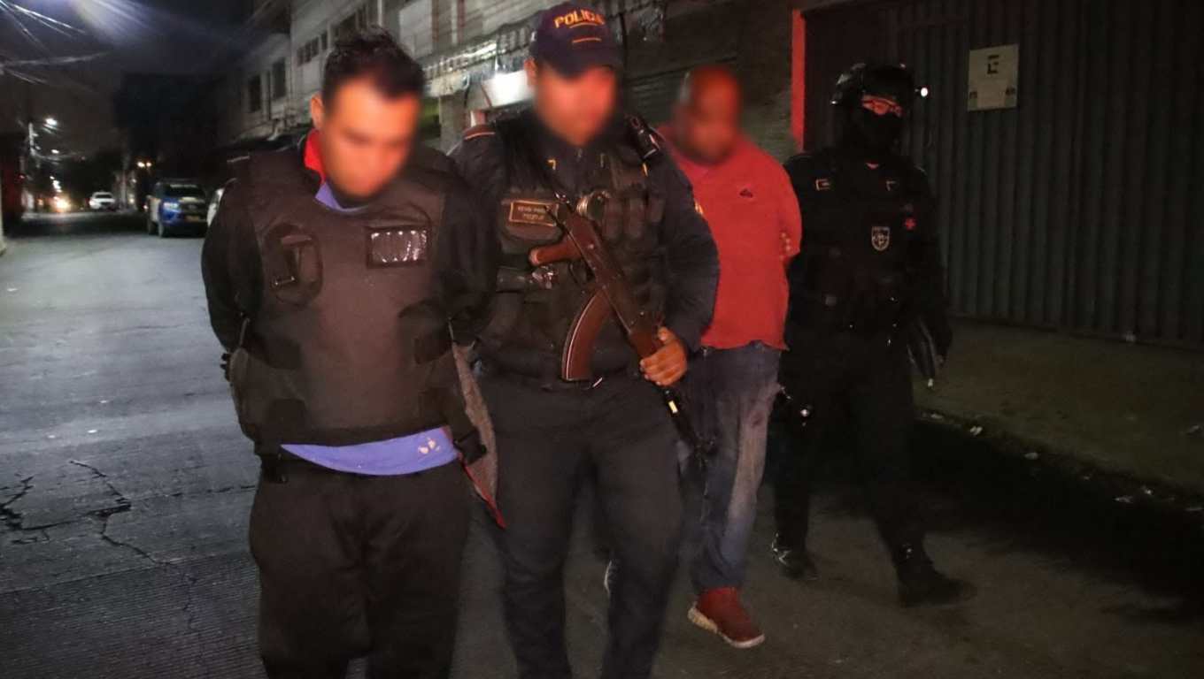 PNC captura a pandilleros Barrio 18 coordinados por cabecilla de la clica Los Crazy Gangsters