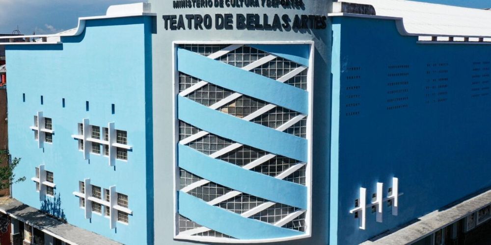 El edificio del Teatro de Bellas Artes cumple 75 años y será la sede de un festival de arte. (Foto Prensa Libre: Ministerio de Cultura y Deportes)