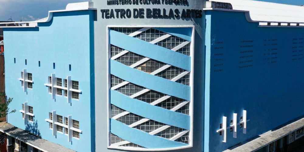 El edificio del Teatro de Bellas Artes cumple 75 años y será la sede de un festival de arte. (Foto Prensa Libre: Ministerio de Cultura y Deportes)
