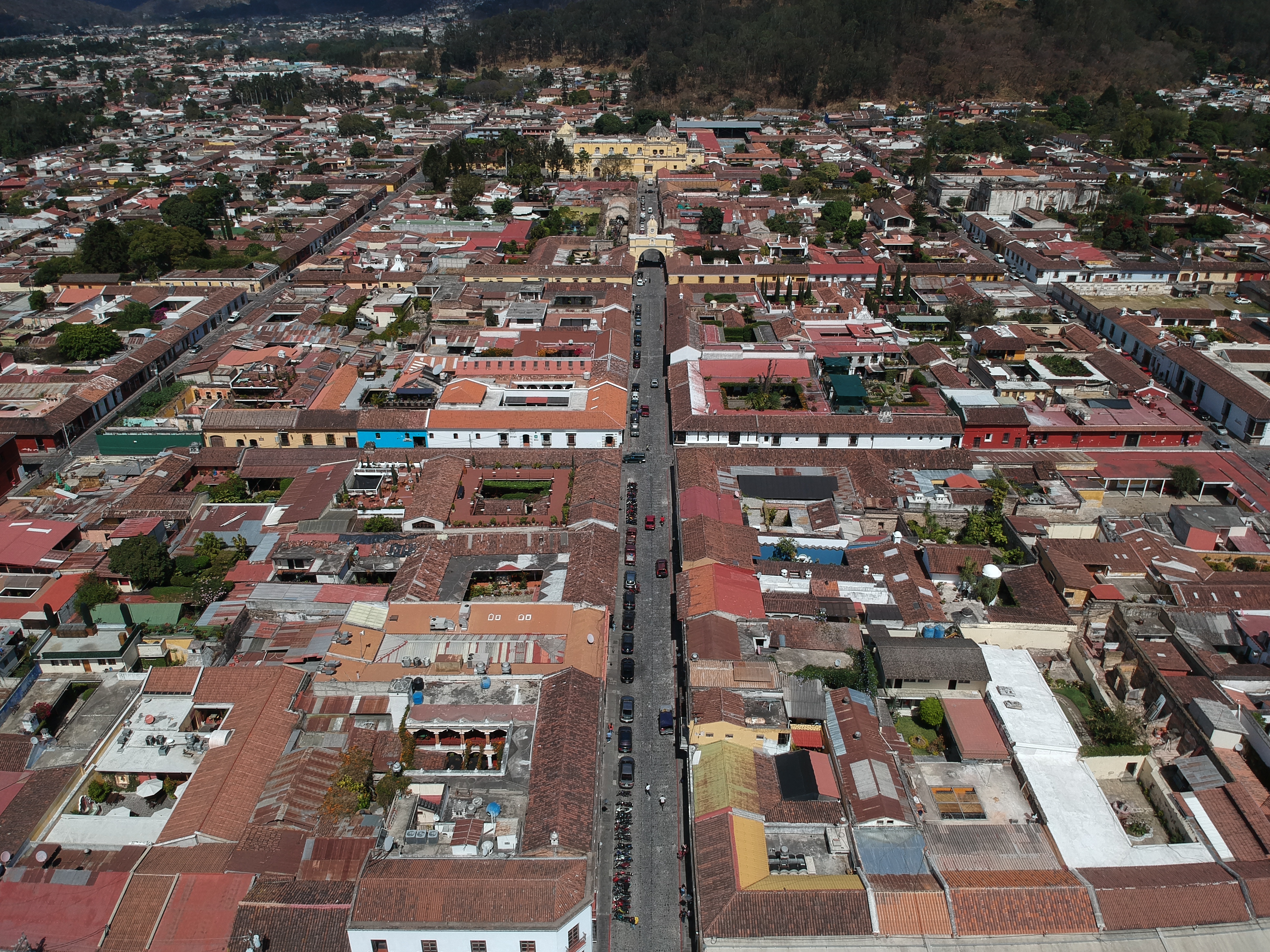 Dron panormicas Parque Central Antigua Guatemala.

foto Carlos Hernndez
28/01/2021
