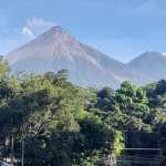 El Volcán de Fuego el 5 de agosto, cuando la Conred informó que la actividad eruptiva había retornado a sus parámetros normales tras aproximadamente 50 horas
