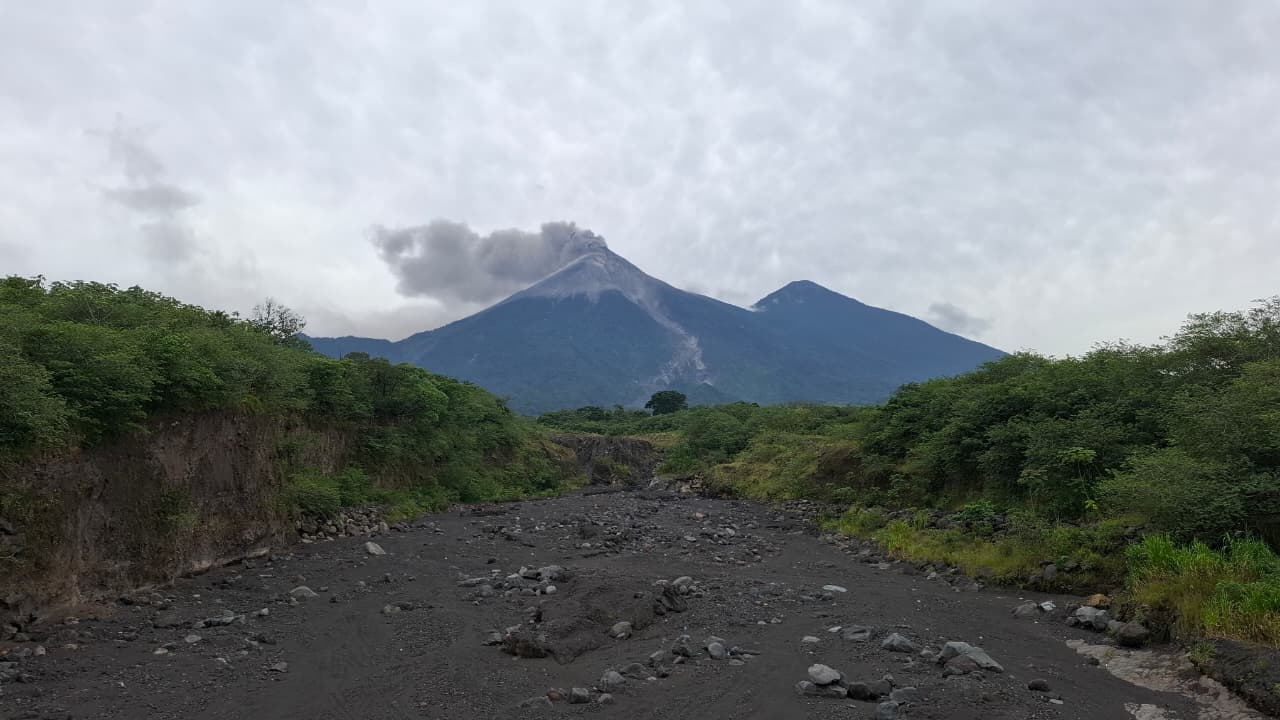 Erupción volcán de Fuego