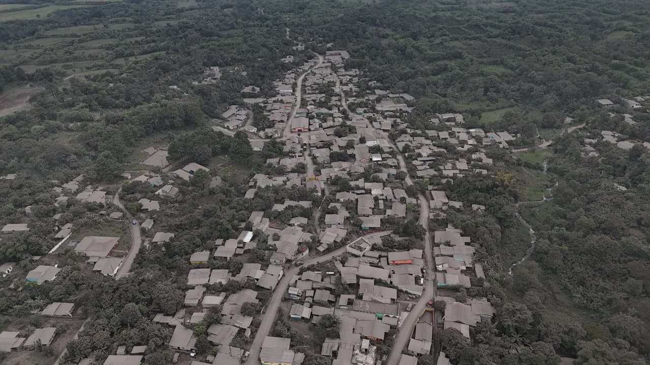 Erupción Volcán de Fuego'