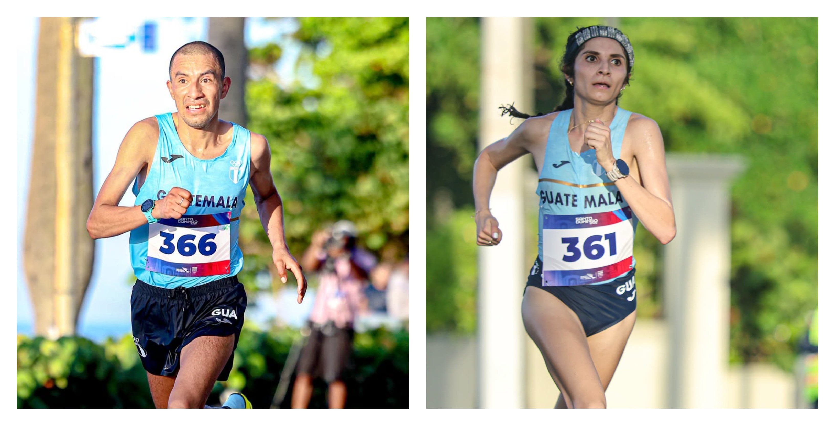 Alberto González y Viviana Aroche aportaron dos medallas más para Guatemala en los Juegos Centroamericanos y del Caribe Santo Domingo 2026. (Fotos Prensa Libre: COG).