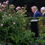 WASHINGTON (United States), 20/08/2026.- US President Donald Trump and Penske Corporation founder Roger Penske attend an event to announce the administration's new 'Fostering the Future' program in the Rose Garden of the White House in Washington, DC, USA, 20 August 2026. The White House initiative aims to empower youth in the foster care system by expanding educational opportunities, leadership development, and economic independence for individuals transitioning out of care. EFE/EPA/YURI GRIPAS / POOL