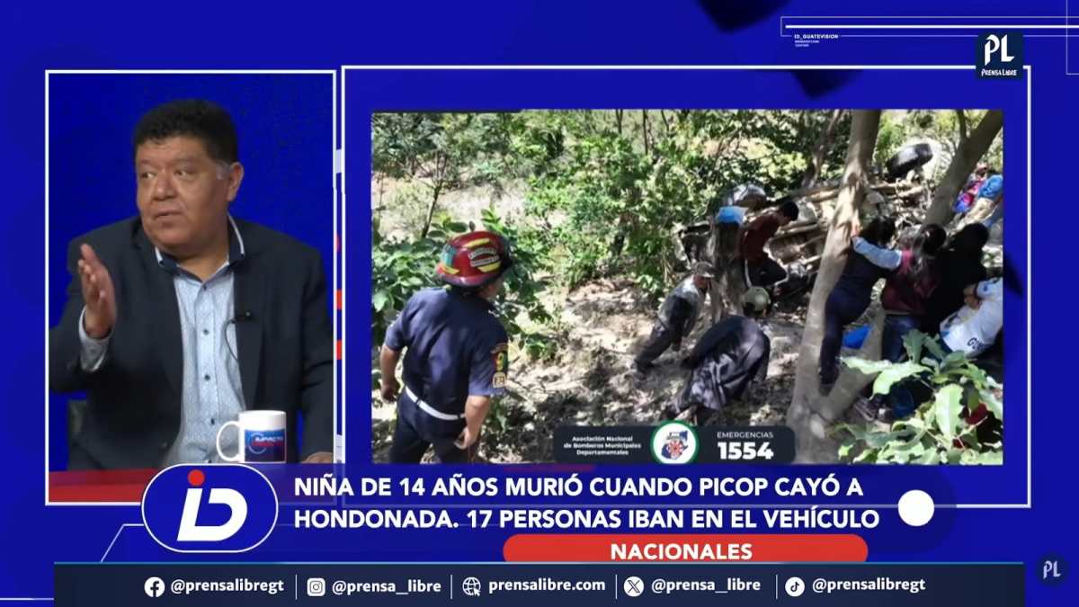 Un picop que trasladaba a unas 17 personas, en su mayoría menores de edad, cayó a una hondonada de unos 70 metros en San Miguel Ixtahuacán, San Marcos. Una adolescente de 14 años murió y varios ocupantes resultaron heridos de gravedad.