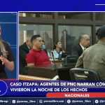 Un agente de la Policía Nacional Civil (PNC) declaró haber presenciado agresiones contra dos hombres llevados a la subestación de San Andrés Itzapa, Chimaltenango, en abril del 2024, en un caso que dejó un fallecido y un desaparecido y por el cual siete exagentes enfrentan juicio.