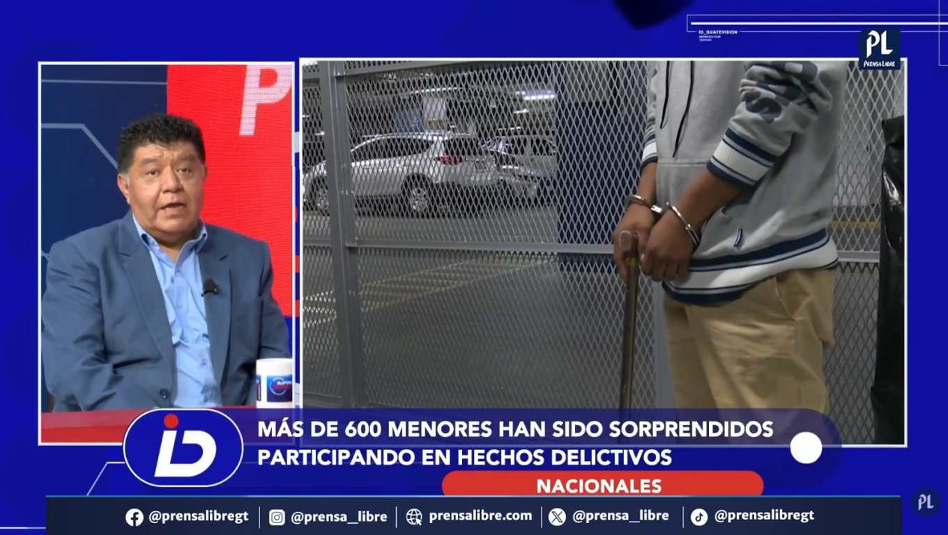 La participación de adolescentes en hechos delictivos preocupa a las autoridades, que advierten sobre su vinculación con casos de extorsión, armas de fuego y otros delitos en Guatemala.
