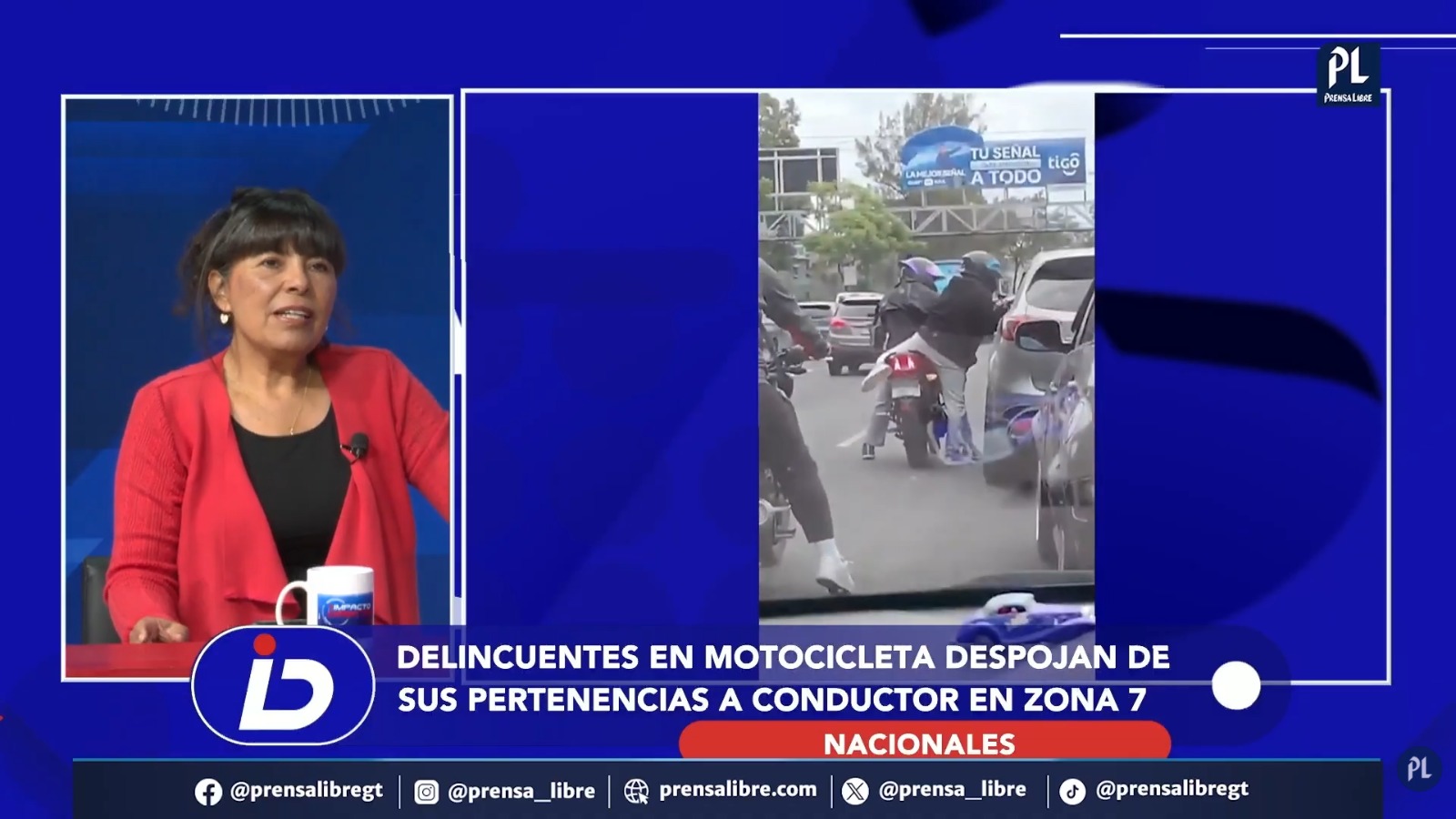 Un asalto a mano armada contra un automovilista en pleno tránsito en el Anillo Periférico, zona 7 de la capital, muestra cómo conductores también quedan expuestos a hechos delictivos cometidos desde motocicletas.