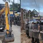 requisa Pavón Ejército de Guatemala excavadora