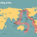 El Cinturón de Fuego del Pacífico se extiende por unos 40 mil kilómetros alrededor del océano y atraviesa varios países de América, Asia y Oceanía. (Foto Prensa Libre: Shutterstock)