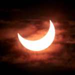 Solar eclipse Luna Tierra