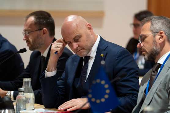 Rovaniemi (Finland), 14/09/2026.- Latvian Prime Minister Andris Kulbergs attends the European Arctic Summit in Rovaniemi, Finland, 14 September 2026. EU leaders met in Finland to bolster the bloc's strategic security, infrastructure protection, and resource policy in the Arctic region. (Finlandia) EFE/EPA/KAISA SIREN