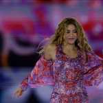 La cantante Shakira durante el primero de sus conciertos en el Macondo Park del Recinto Iberdrola Music, en Madrid. (Foto Prensa Libre: EFE/Juanjo Martín)
