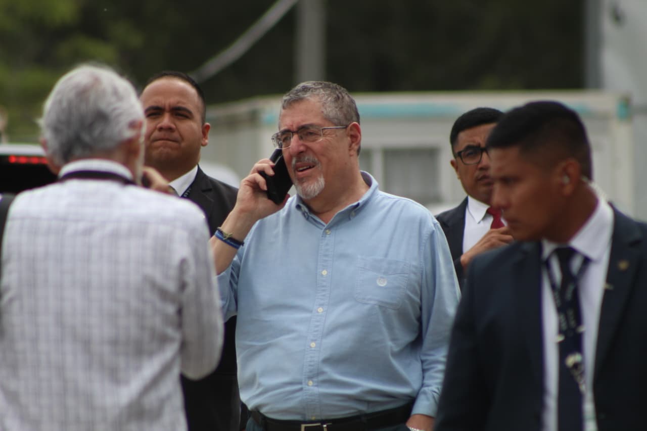 El presidente Bernardo Arévalo anunció la suspensión de la implementación de los cambios en Guatecompras, mientras se desarrolla un proceso de consulta con distintos sectores. (Foto Prensa Libre: Byron Baiza)