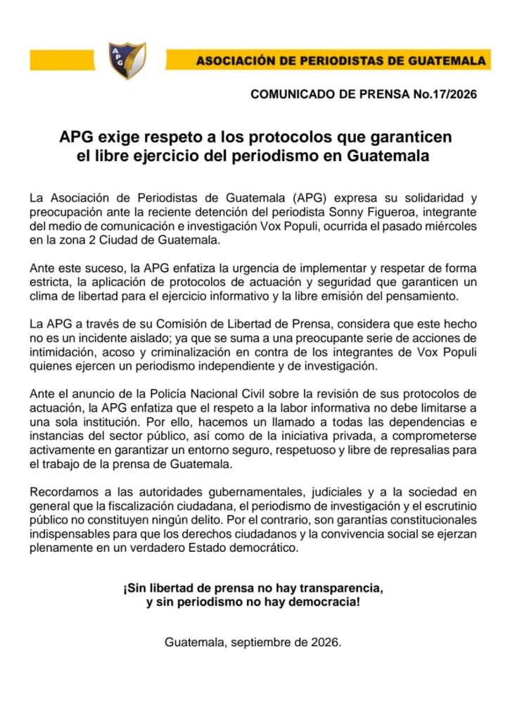 APG caso Sonny Figueroa