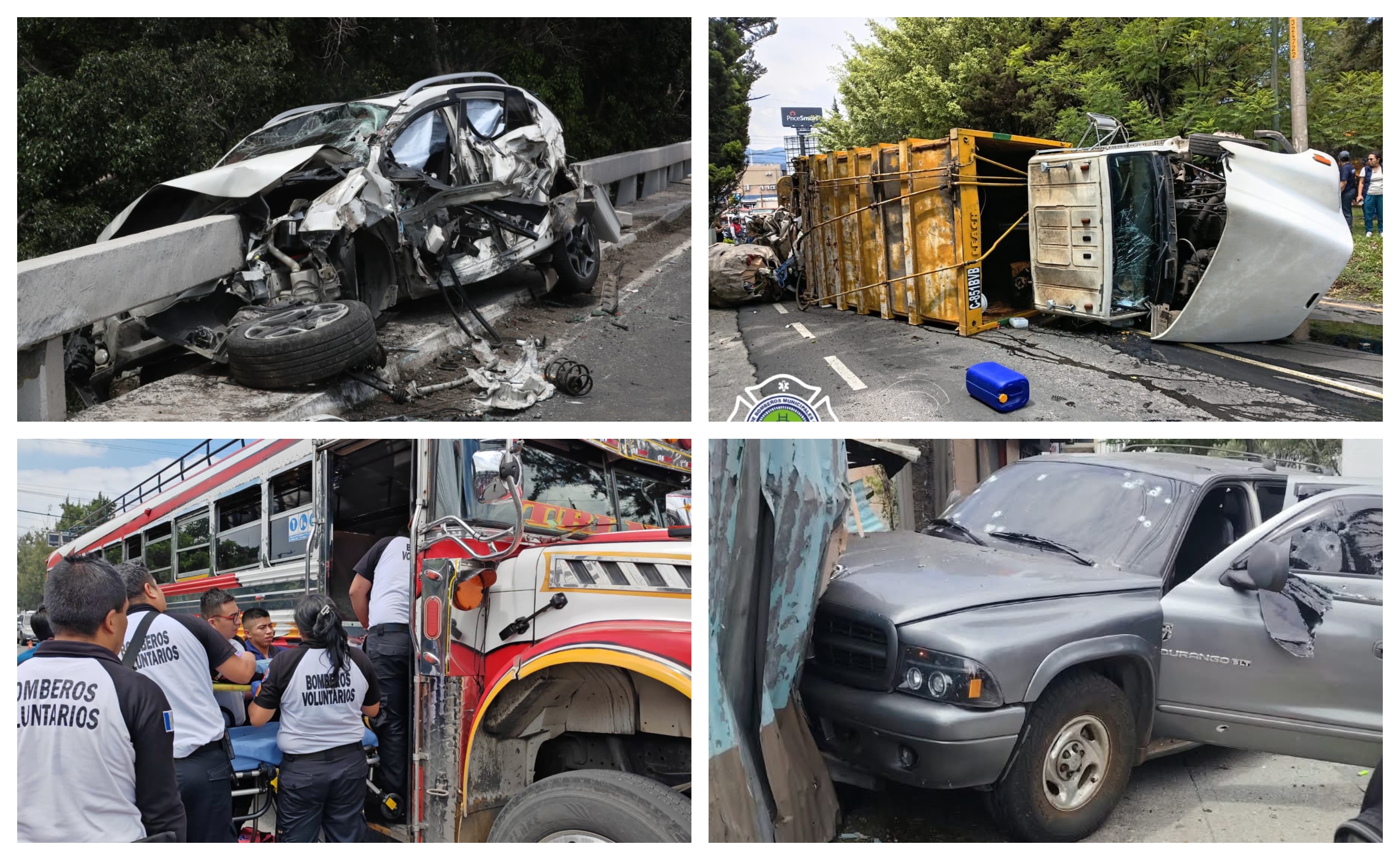 Jornada crítica en las calles: ataques armados y accidentes dejan cierres viales y fuerte congestionamiento
