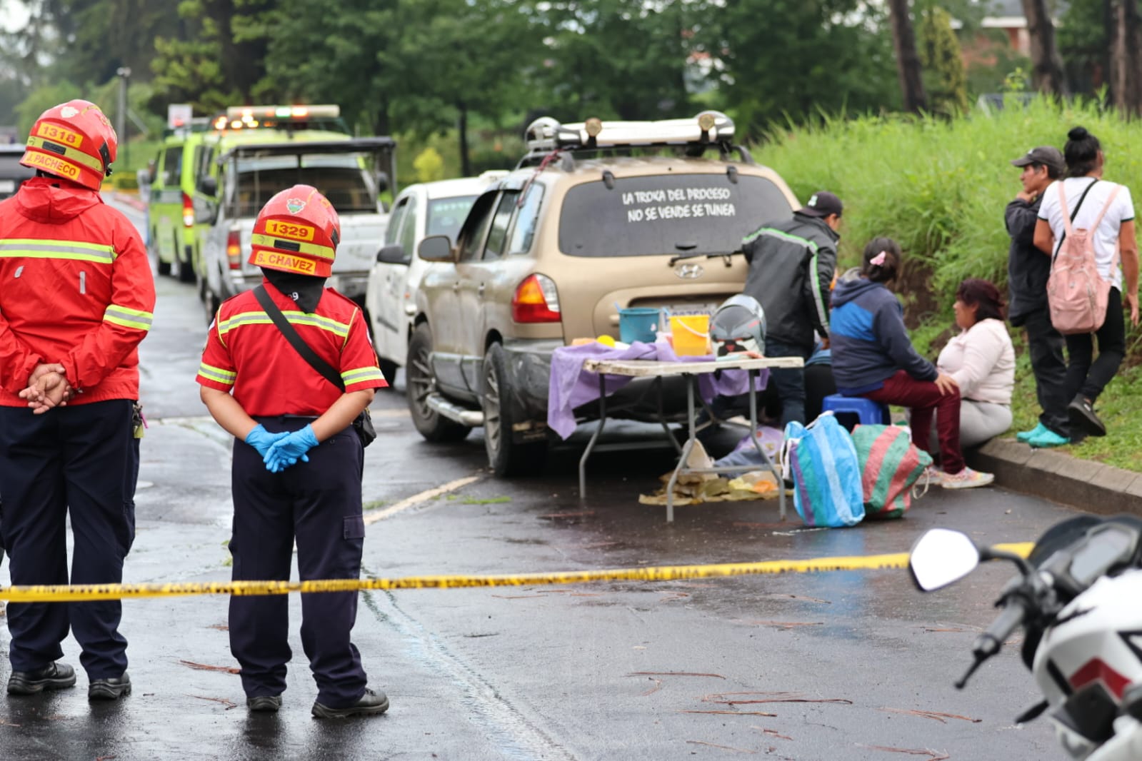 Bomberos Municipales ataque armado bulevar Rafael Landivar zona 16