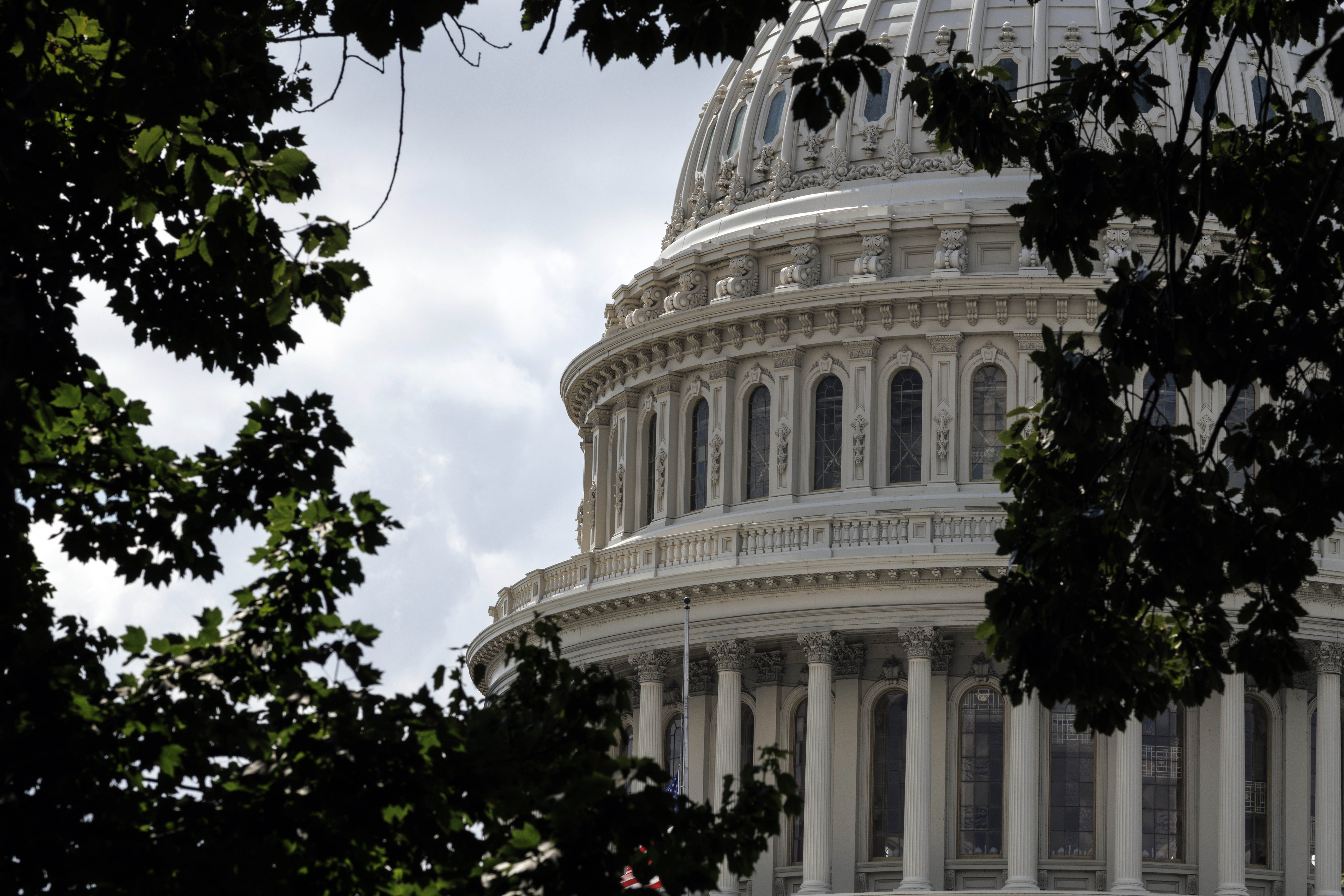 El Capitolio de los Estados Unidos antes del regreso de la Cámara de Representantes.